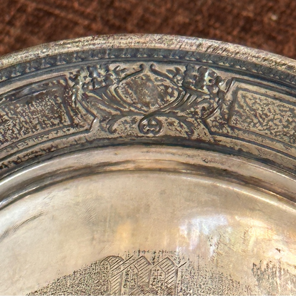 Sterling Silver Flower Arranger with Brass Screen - Picture 8 of 16